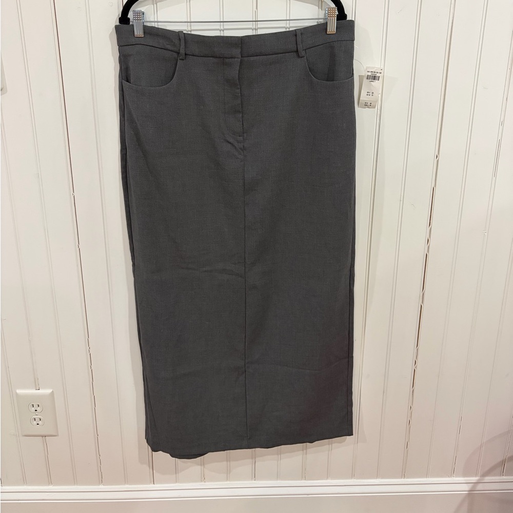 NWT A&F Charcoal Pencil Skirt (Large Tall)